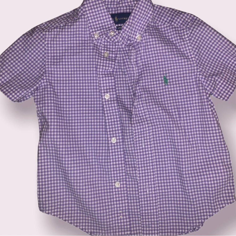 Ralph Lauren Gingham Cotton Poplin Shirt